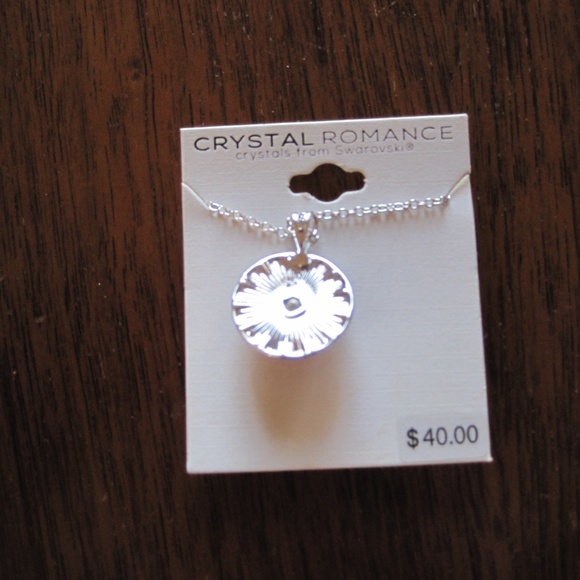 NWT pink crystals from swarovski necklace - Picture 2 of 7